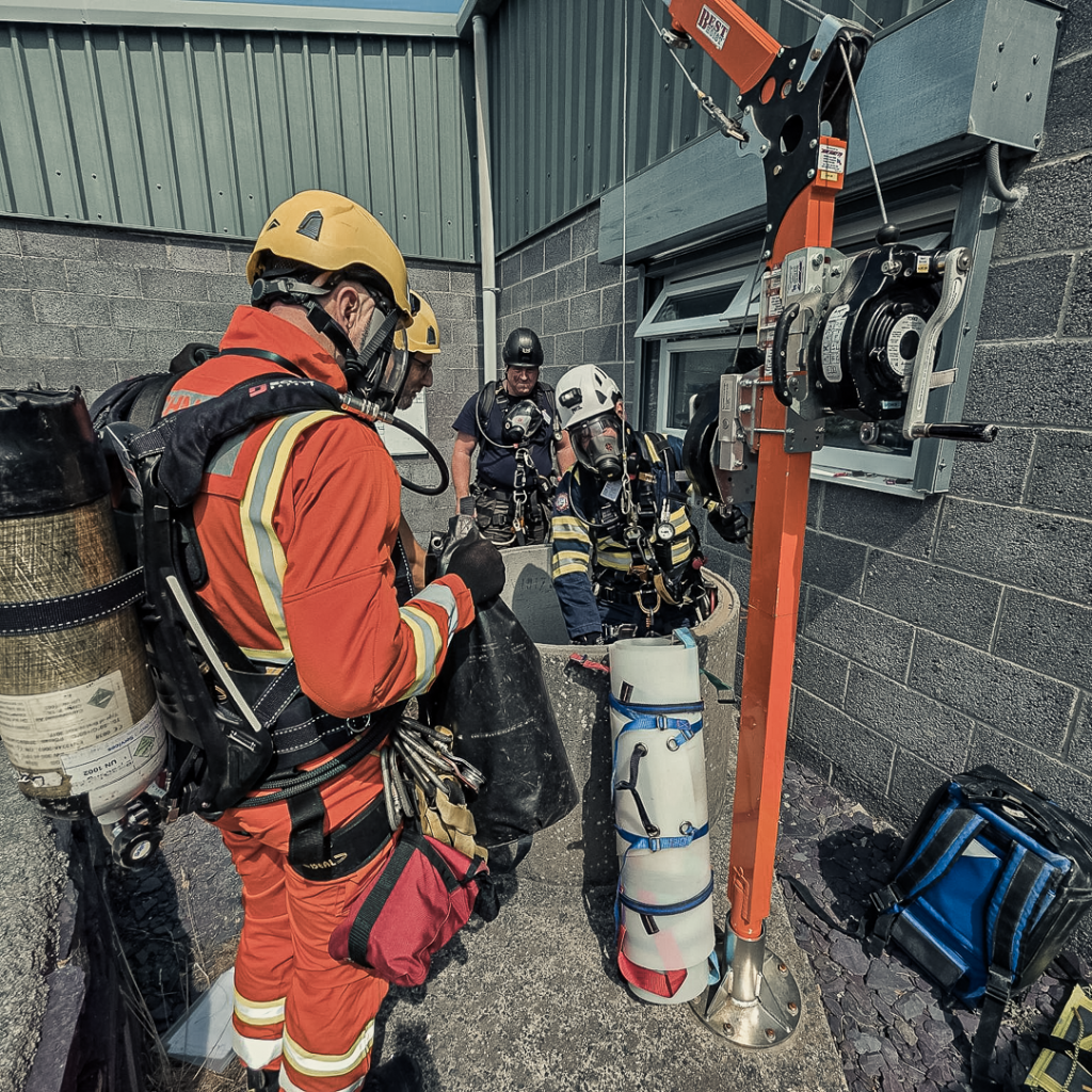 Practical fire service confined space training at Outreach Rescue
